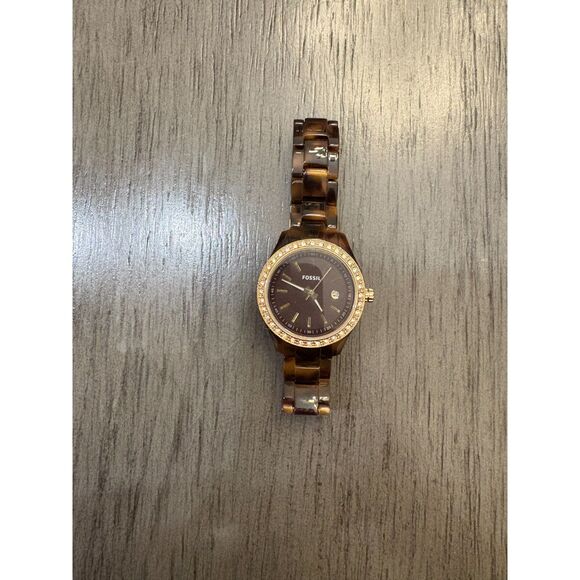 Fossil Tortoise Shell Women's Watch - Picture 1 of 6